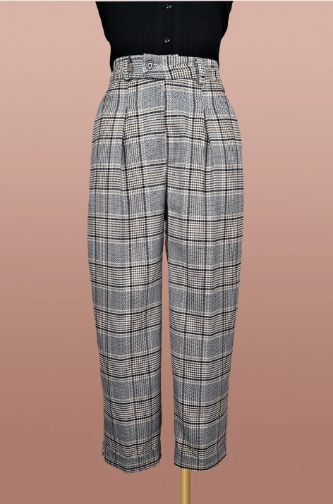 Audrey pants // Big Check