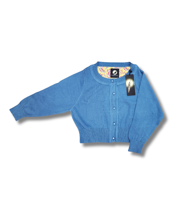 Peggy Cardigan // Denim Blue