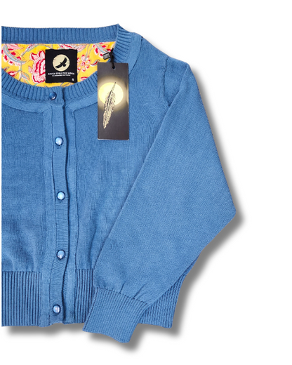 Peggy Cardigan // Denim Blue