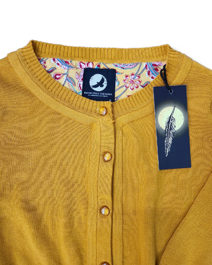 Peggy Cardigan // Mustard Gold