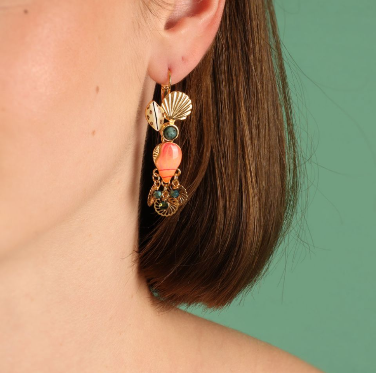 Taratata French Earrings // Archipel // Shell Drops