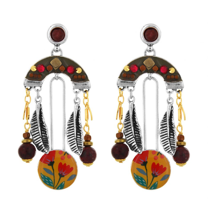 Taratata French stud drop earrings //  Fantaisie // Sirocco