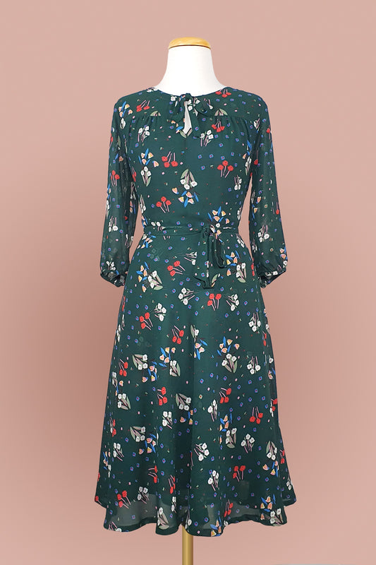 Corinne Dress // Heritage Green Floral