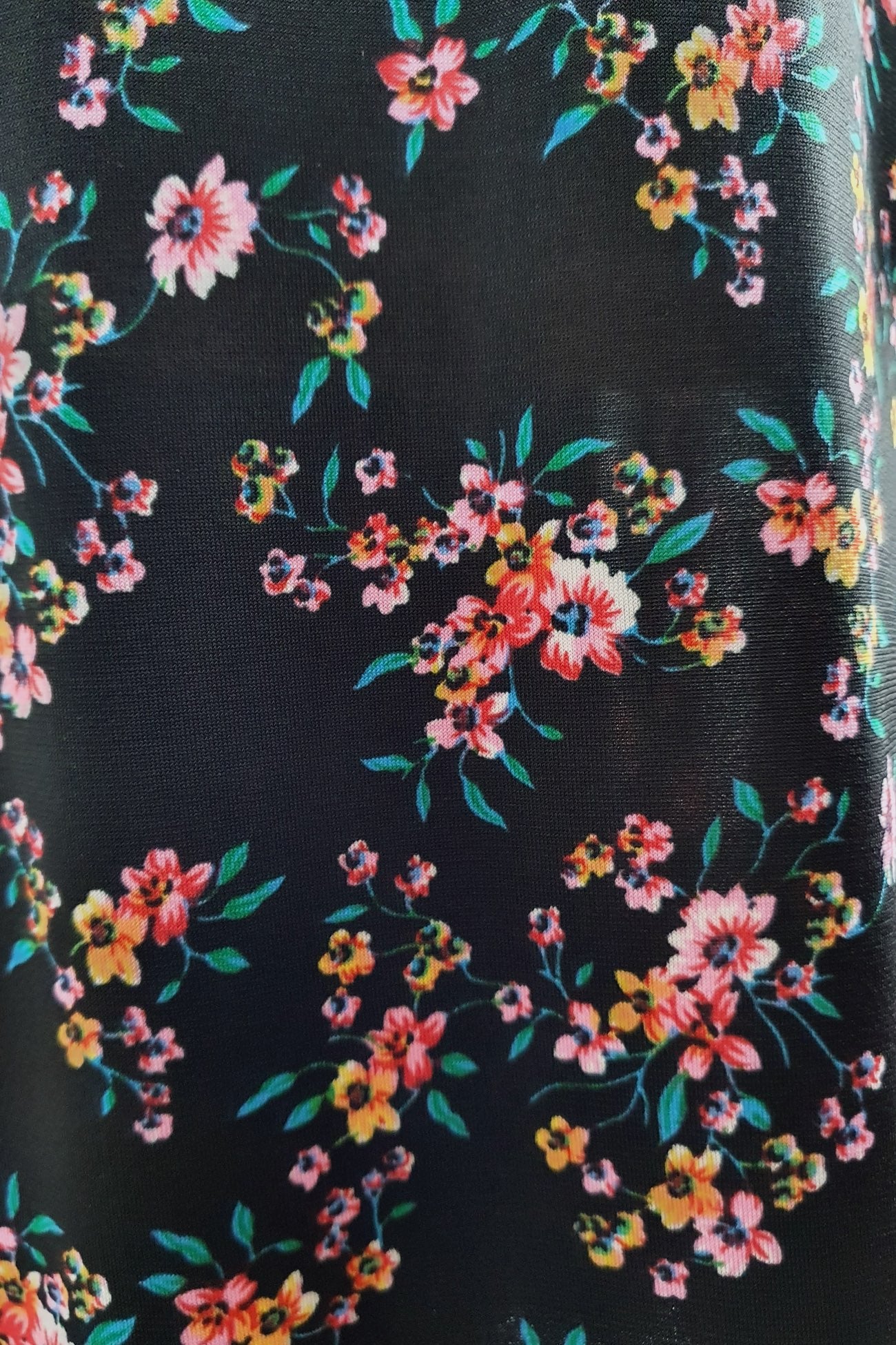 Joni Wrap Dress // 3/4 sleeve // Bright Pastel Posy
