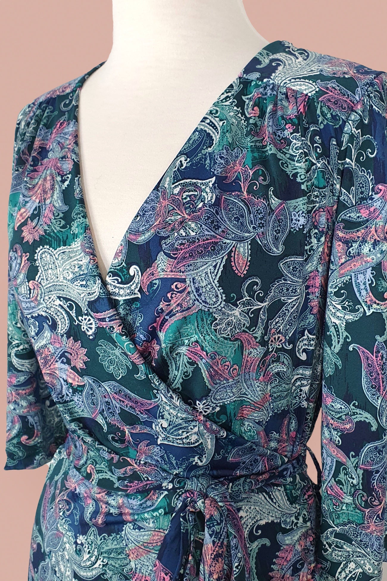 Layla Dress // Peacock Paisley
